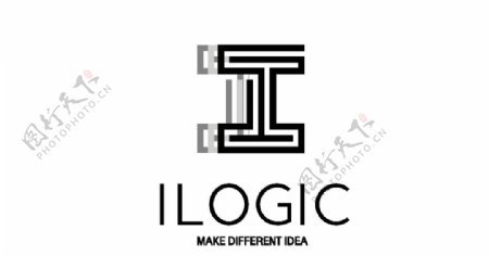 创意矢量logo标志i元素