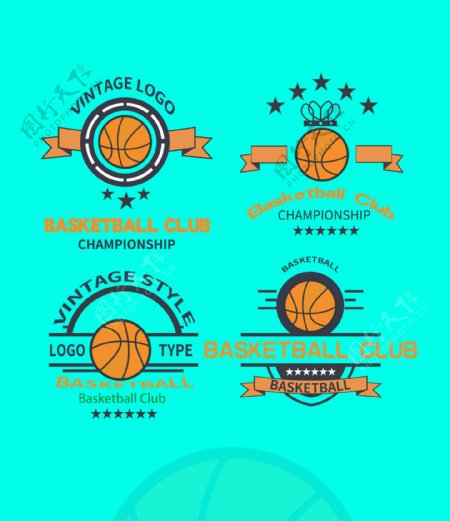 篮球社团图标标志logo