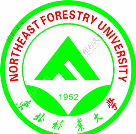 东北林业大学logo