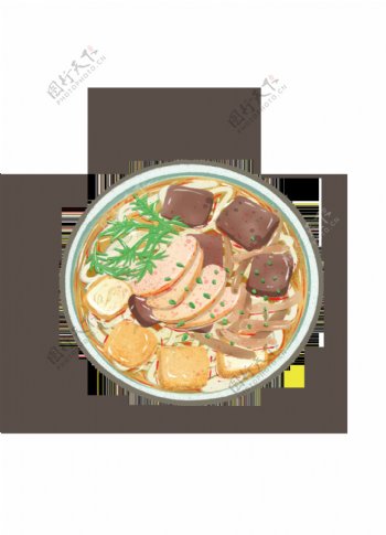 美食火锅食材插画卡通素材