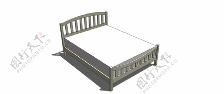 床skp模型