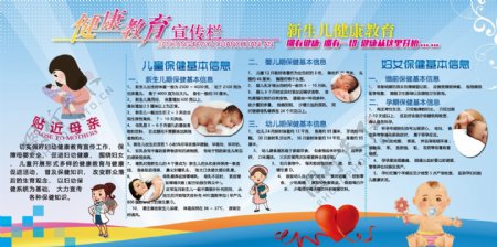 新生儿健康教育宣传栏