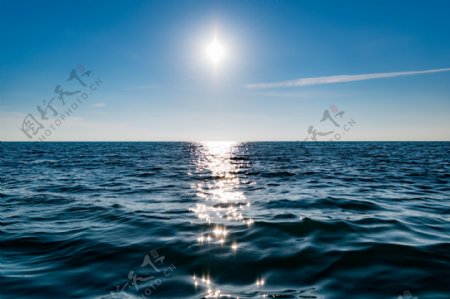 地平线海洋太阳