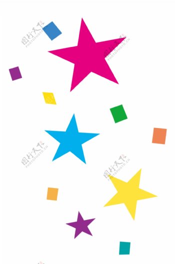 五角星装饰素材图片