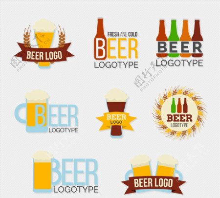 精致啤酒标志图片