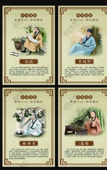中国古代四大名医图片