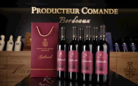 法国康曼笛嘉柏利葡萄酒包装图片
