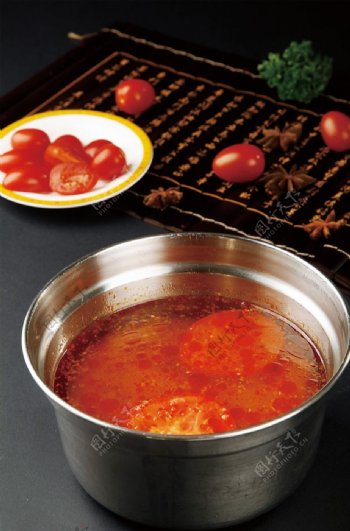 番茄锅底图片