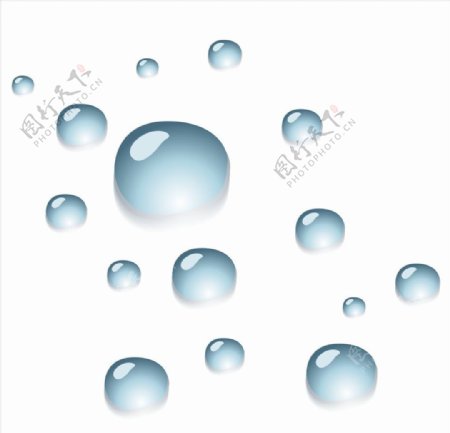 矢量水滴元素图片