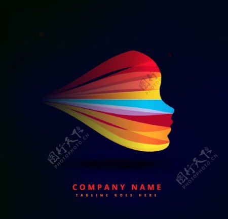 创意彩色logo图片