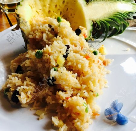 菠萝米饭图片