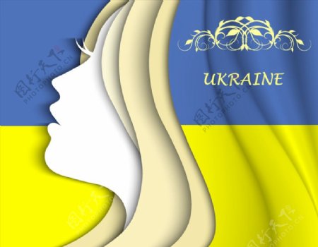 乌克兰女子侧脸图片