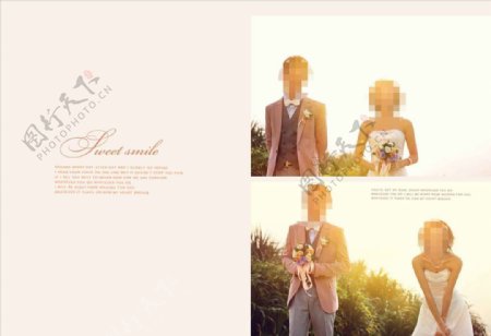 韩国风影楼婚相册模板之夏末图片