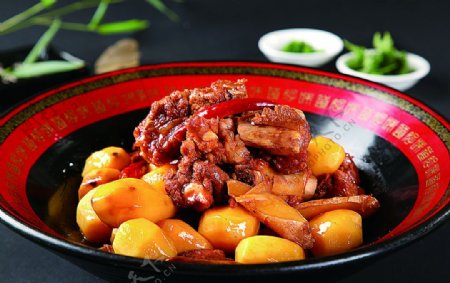 浙菜排骨生态小土豆图片