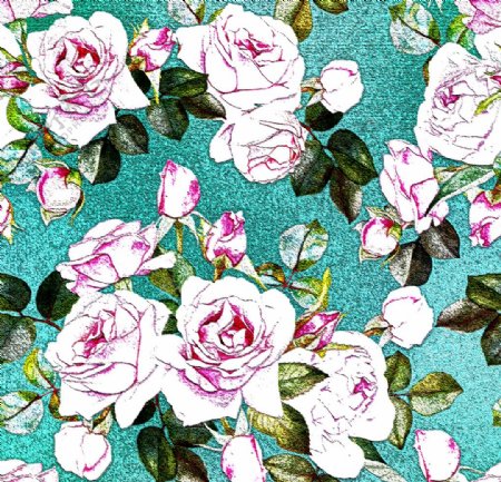 玫瑰花背景墻紙圖片