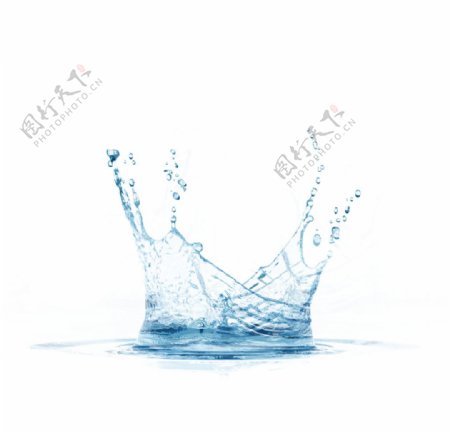 蓝色水波元素图片