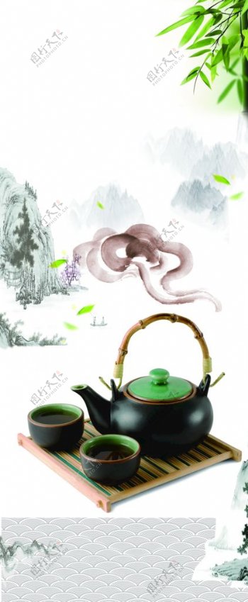 茶叶茶道茶文化茶叶素材图片