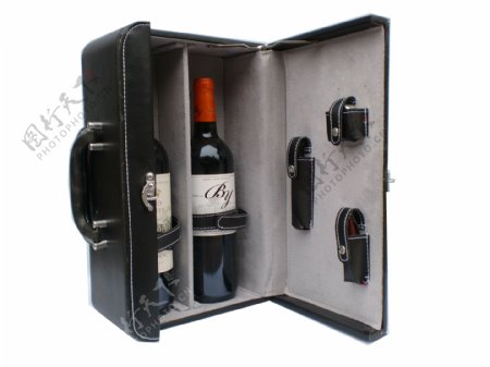 红酒红酒皮箱图片