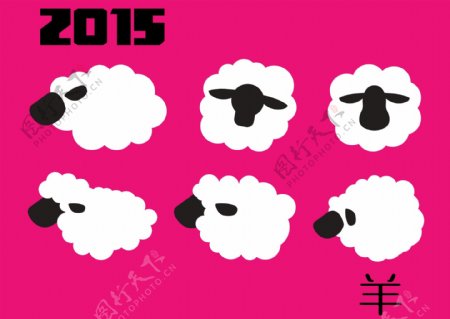 2015年可爱羊群