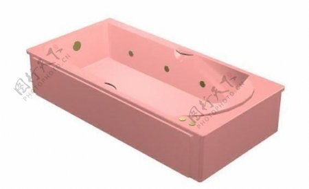 洁具典范之浴盆3D模型C006
