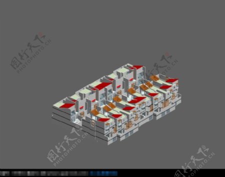 建筑模型3d渲染图