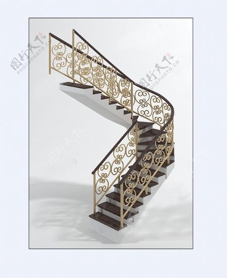 铁艺欧式楼梯