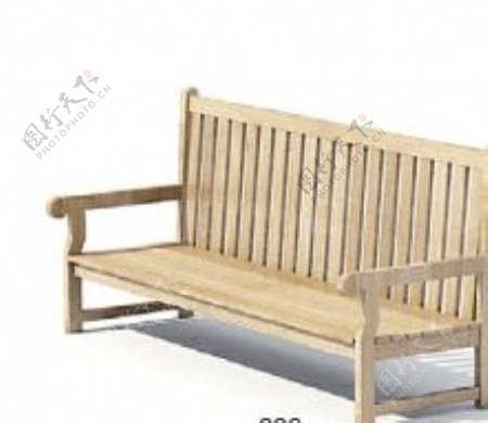 室外模型休息座椅3d素材室外设计5