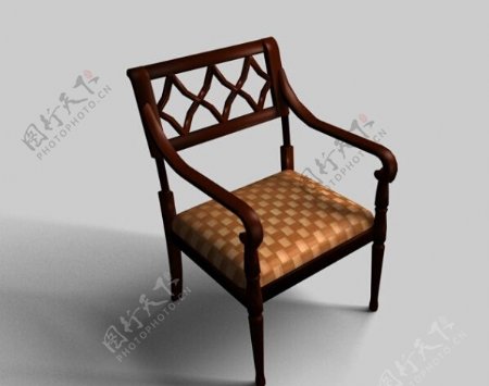 木藤椅模型