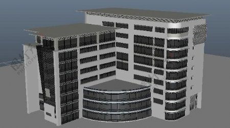 办公楼模型