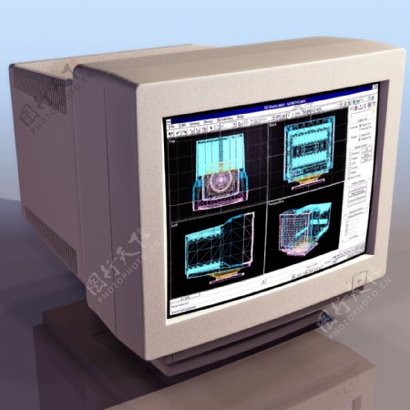 MONITOR电脑显示器模型01