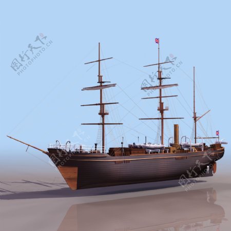 DISCOV船模型08