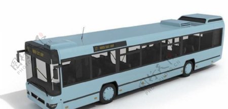 城市公交车整体模型04