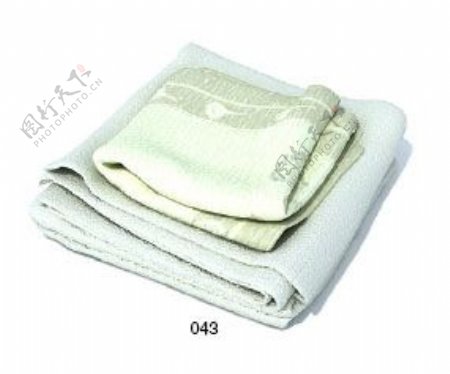 家居用品毛巾素材3d模型素材38