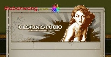 艺术设计工作室网页模板