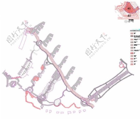 成都中海名城景观设计CAD图纸