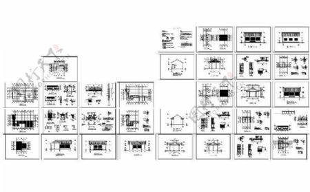 古建筑cad图纸