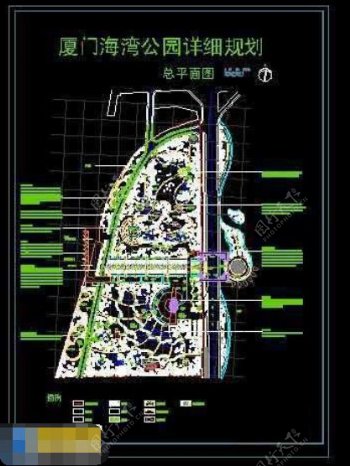 某市海洋公园全套cad规划施工设计图纸