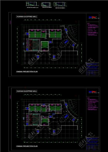 博物馆建筑设计CAD图纸