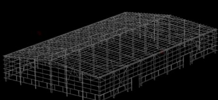 钢结构厂房3D模型