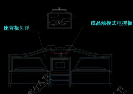 床图块cad素材