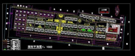 某小区规划图纸cad素材