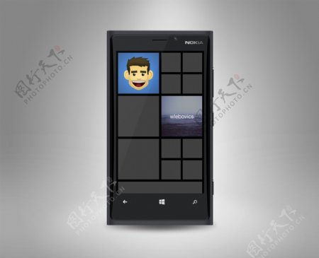 诺基亚Lumia920模型UI设计