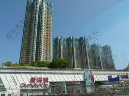 香港西九龙屏风楼图片