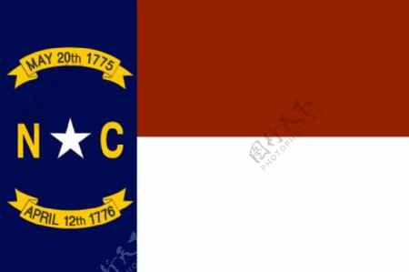 北卡罗来纳州的旗帜