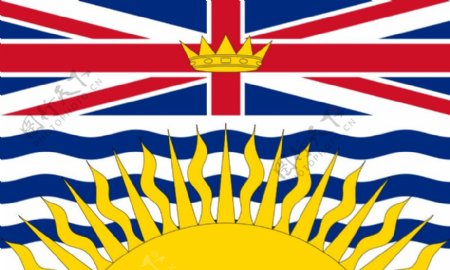 不列颠哥伦比亚的加拿大国旗