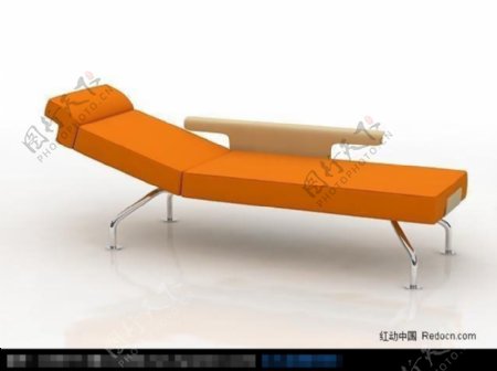 3D精美时尚躺床模型