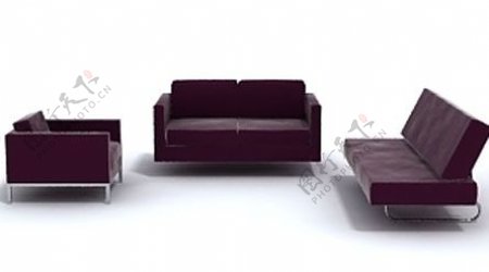 豪华高档组合沙发3D模型素材