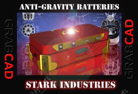 反重力的电池斯塔克工业