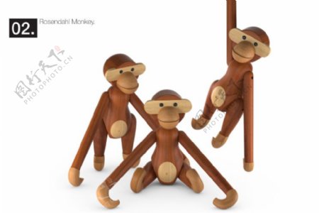 木制猴子