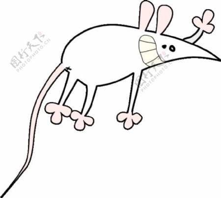 老鼠卡通符号剪贴画
